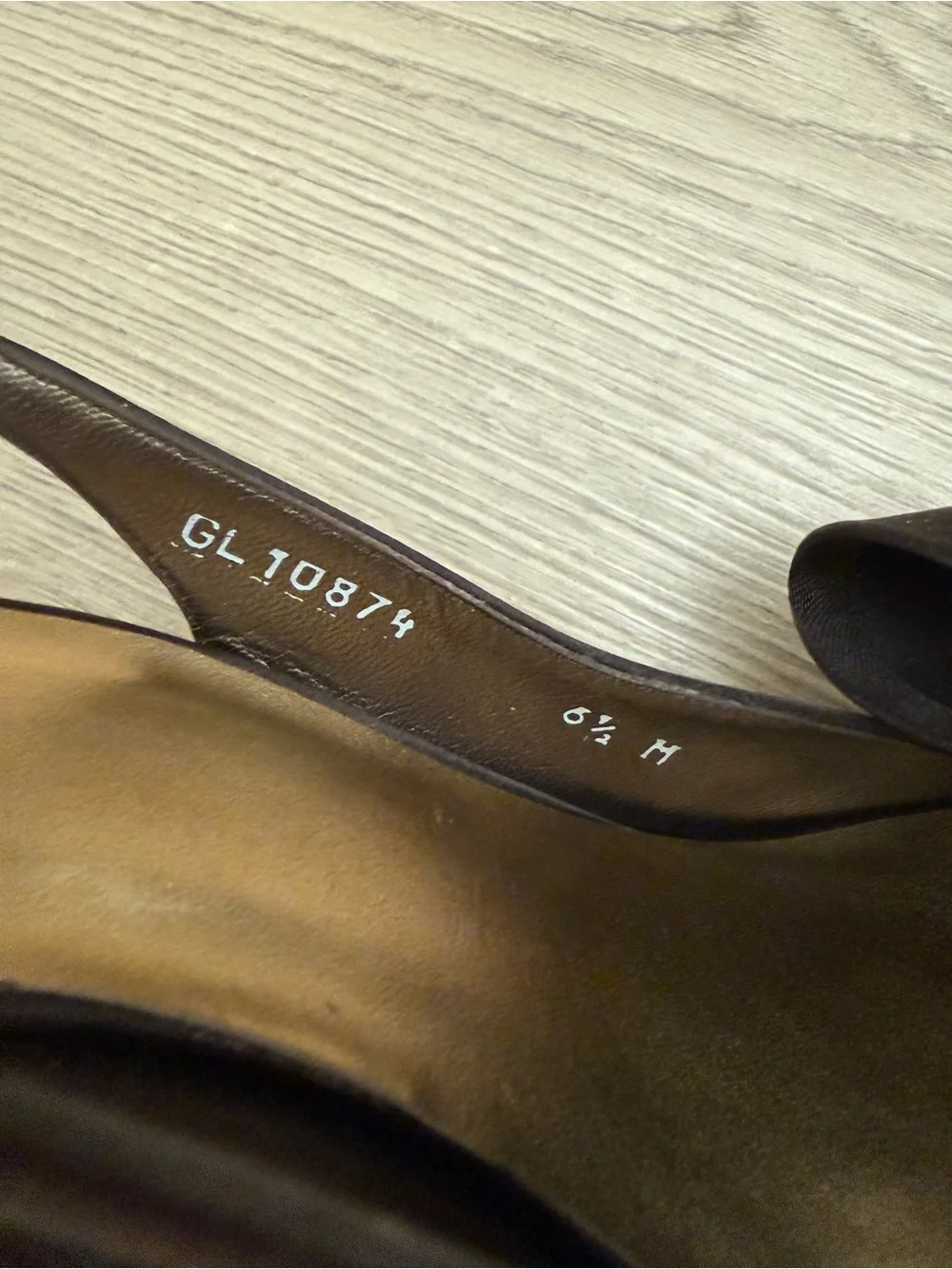 Stuart Weitzman Chocolate Satin Slingback Peep-Toe Heels with Bow